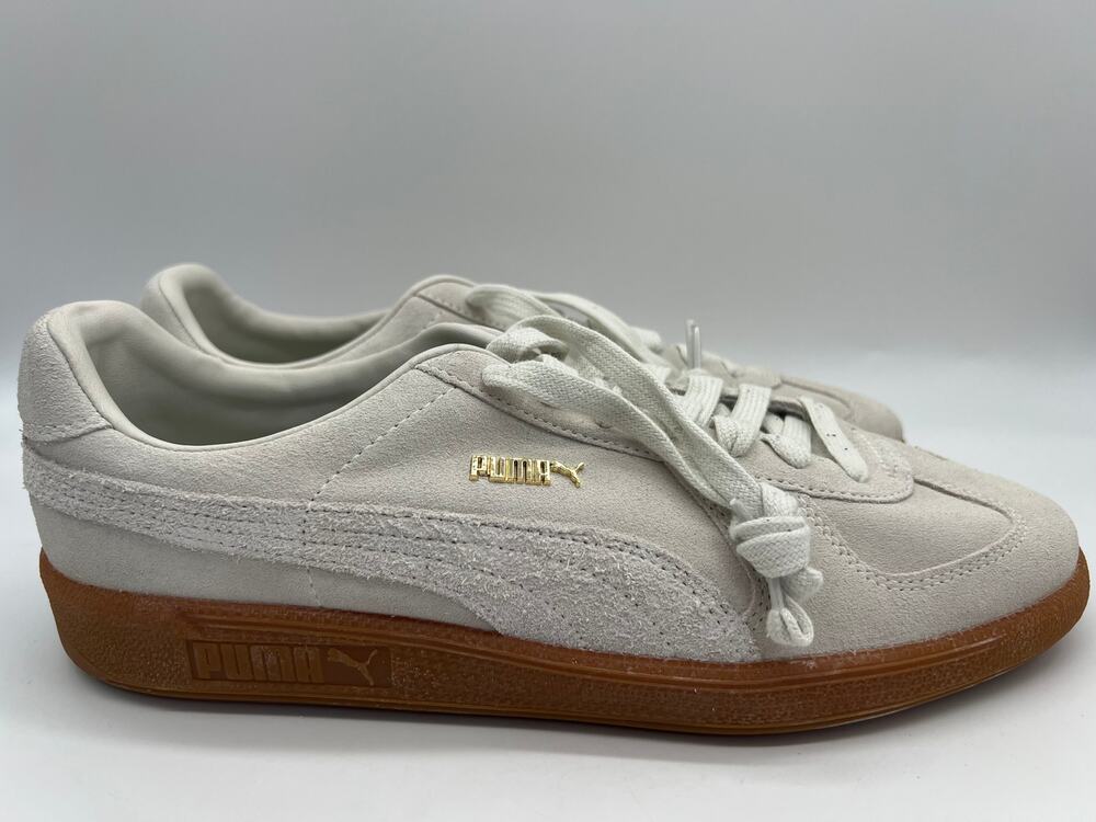 PUMA Men's Low-Top Army Trainer Bonanza Beige Suede 381228-01 Size 10.5 - Picture 1 of 16